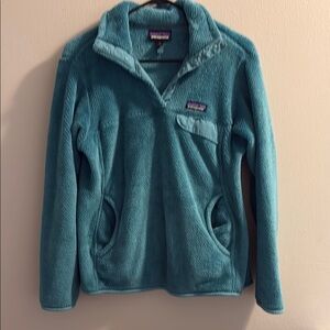 Patagonia Teal Fleece Pullover
